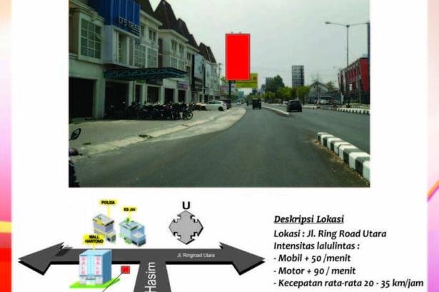 Titik Baliho di Ringroad Utara Jogja